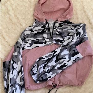 Brand new wind breaker camo jacket